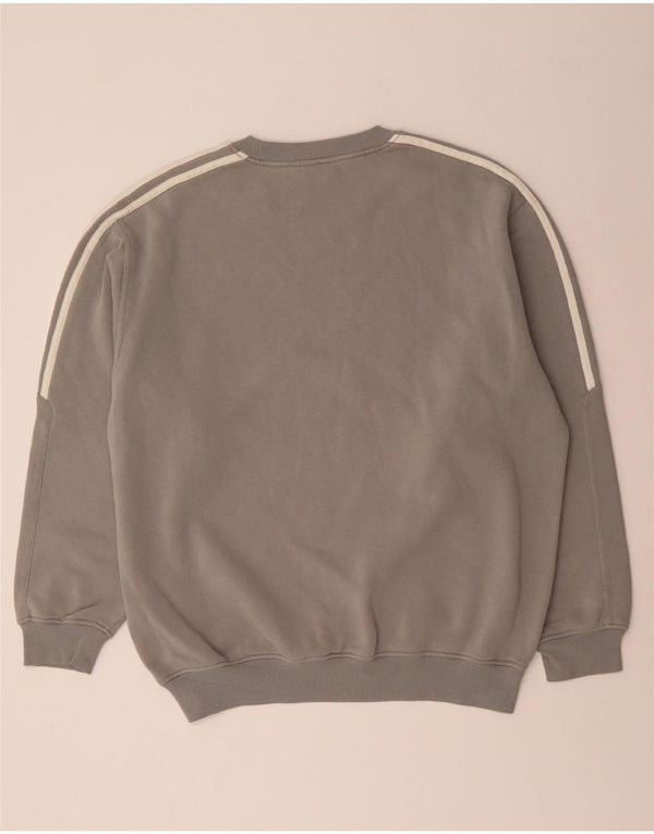 ADIDAS Herre Sweatshirt Jumper UK 42/44 Stor Grå Bomuld