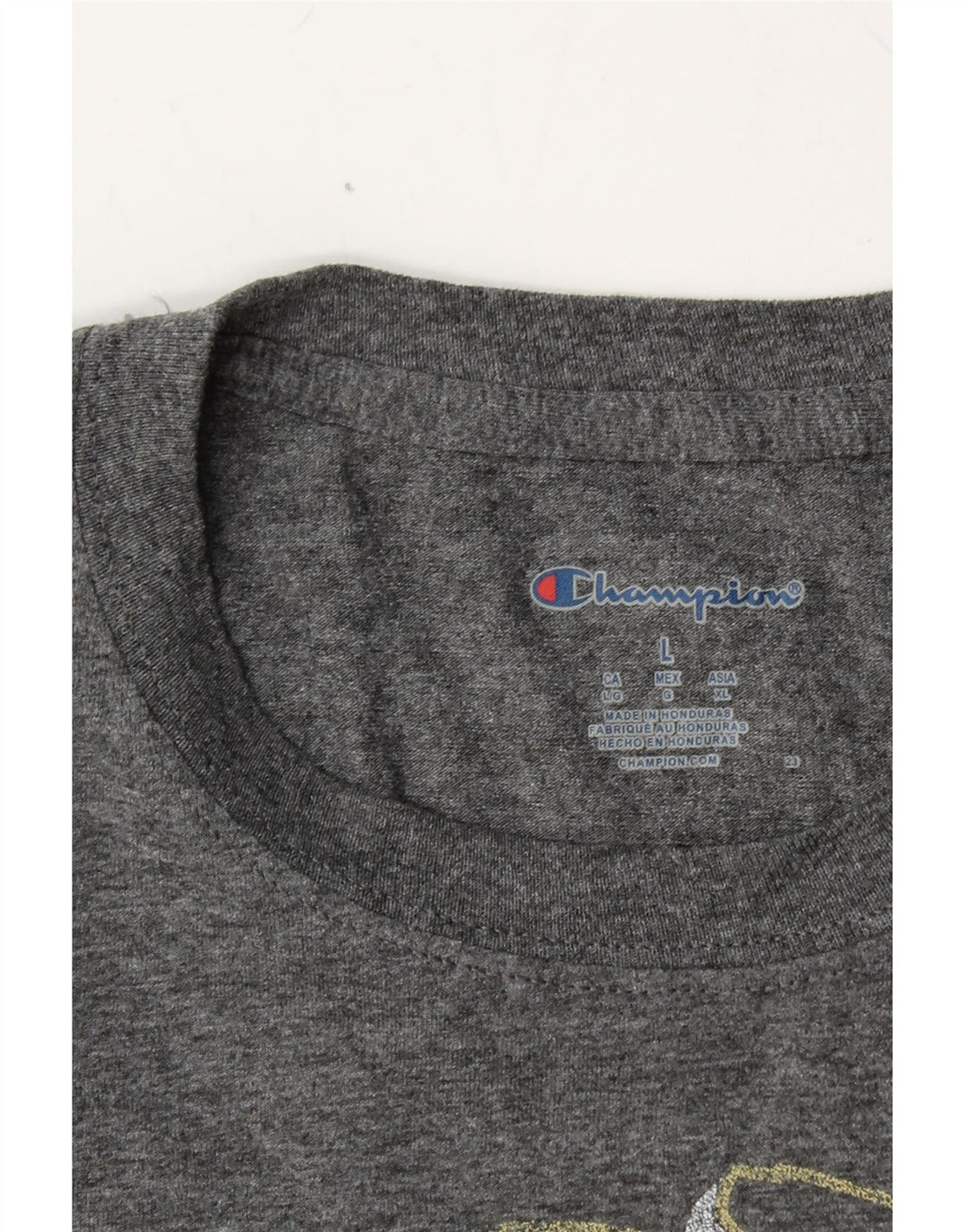 CHAMPION Mens Purdue Graphic T-Shirt Top Large Grey Vintage Champion and Second-Hand Champion from Messina Hembry 