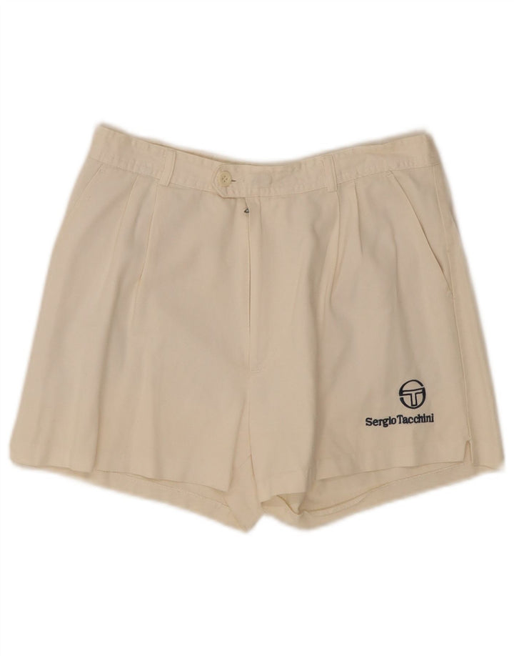 Sergio Tacchini Herre Chino Shorts IT 46 Small W28 White