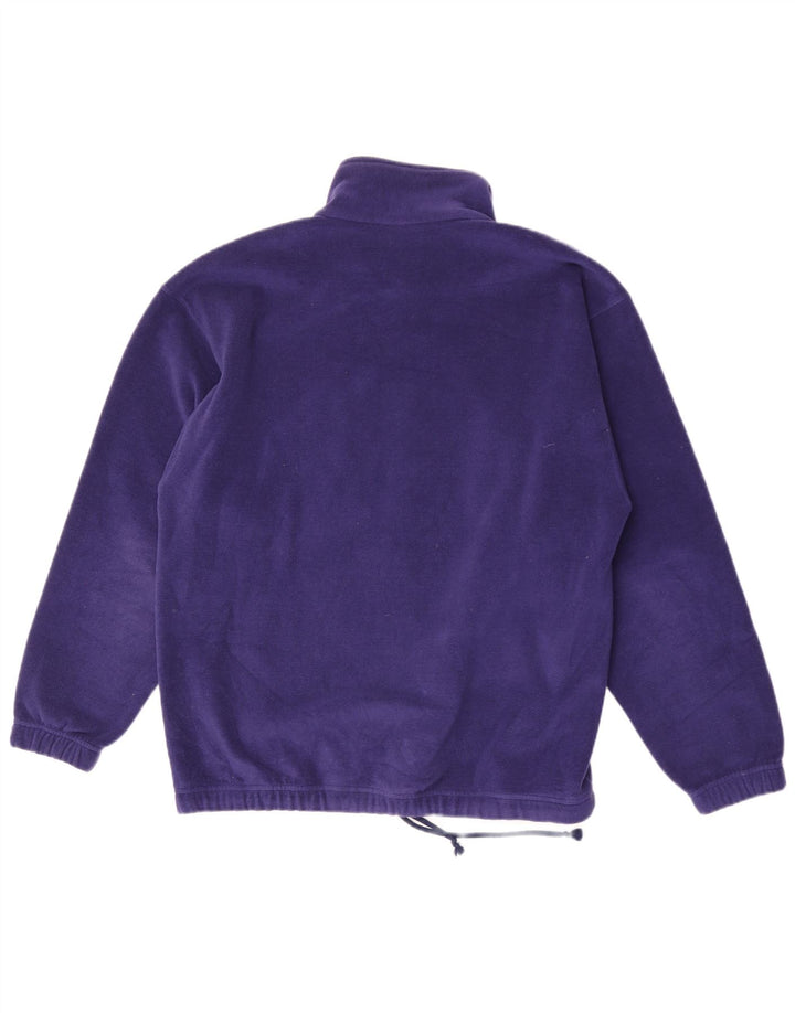 Sergio Tacchini Fleece Jumper med lynlås til mænd Stor lilla