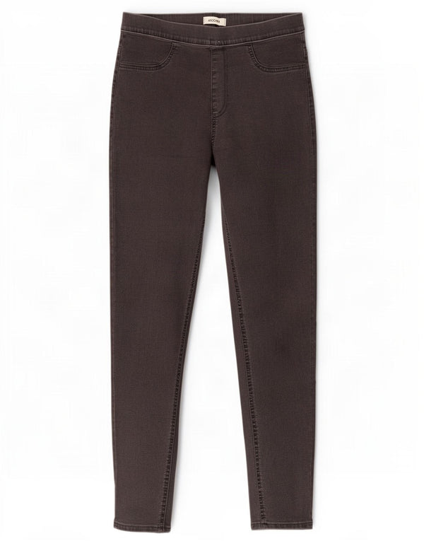 Marks & Spencer Dame Jegging Jeans UK 12 Medium W30 L27 Grå Bomuld