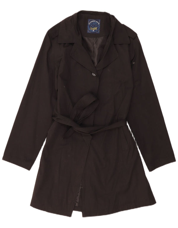 Gioni Feroti Womens Trench Coat UK 14 Medium Black
