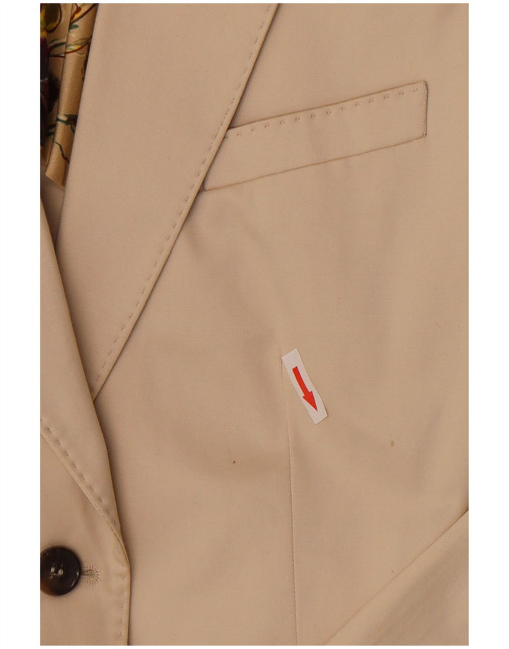 Dolce & Gabbana Dame 2-knaps blazerjakke IT 46 Large Beige Classic