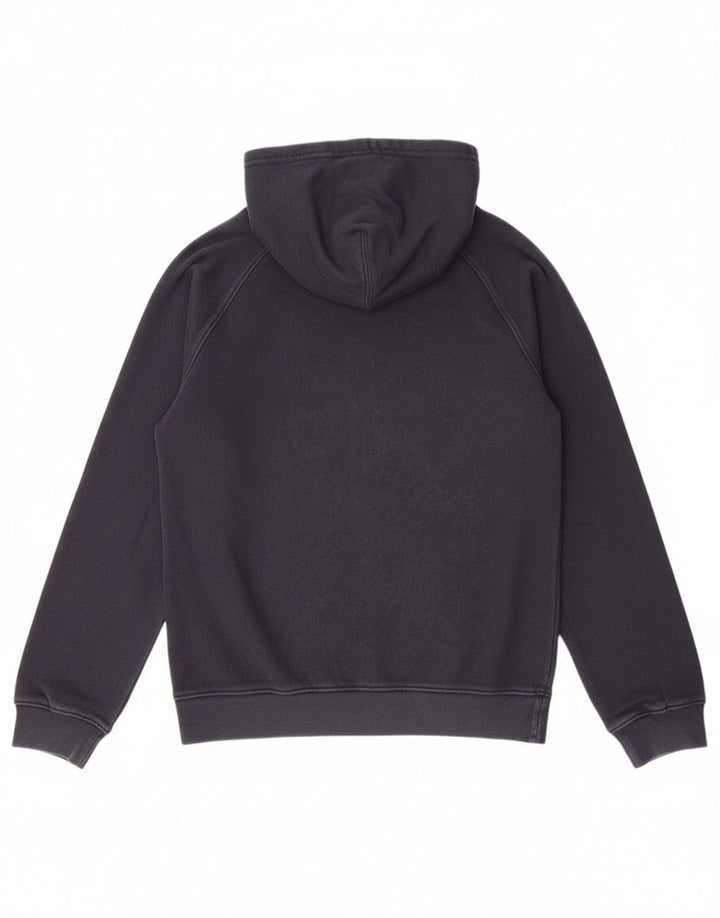 UNDER ARMOUR Boys Cold Gear Hoodie Jumper 9-10 Years Medium Navy Blue