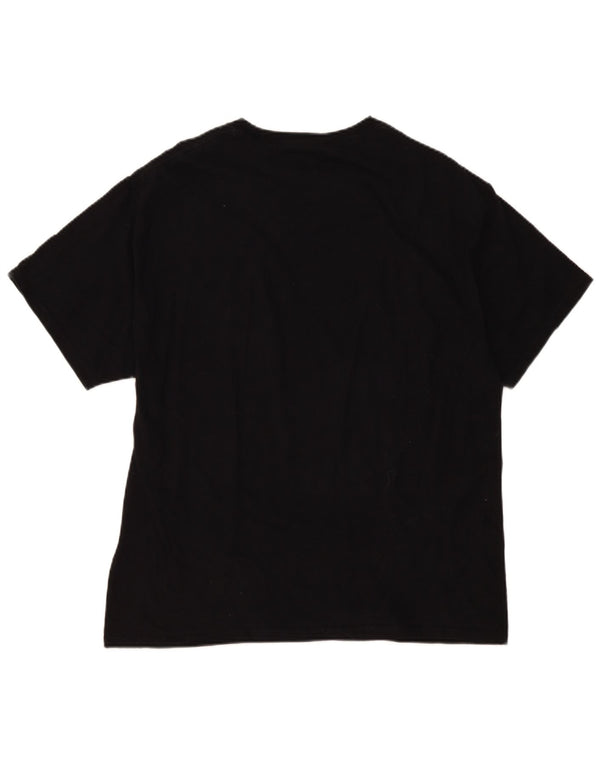 Champion Herre Grafisk T-Shirt Top XL Sort