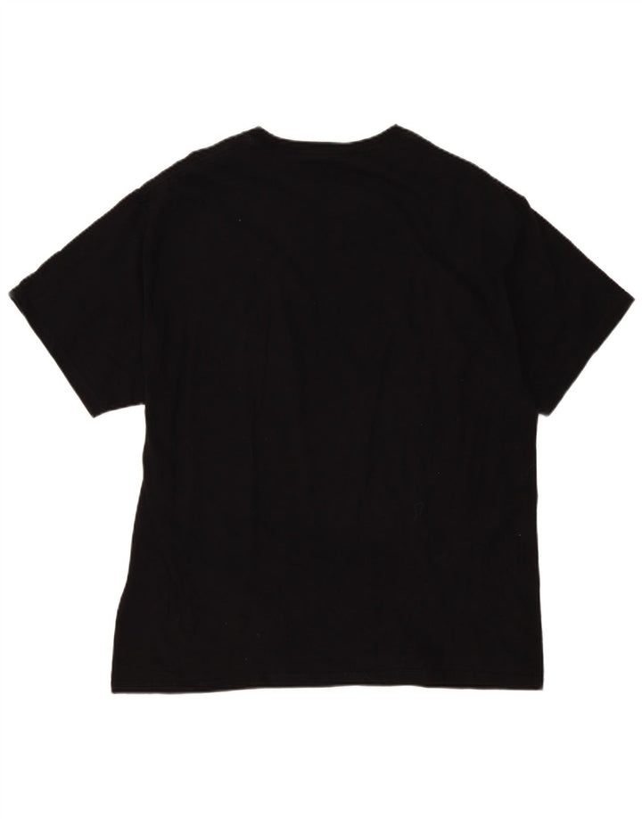 Champion Herre Grafisk T-Shirt Top XL Sort