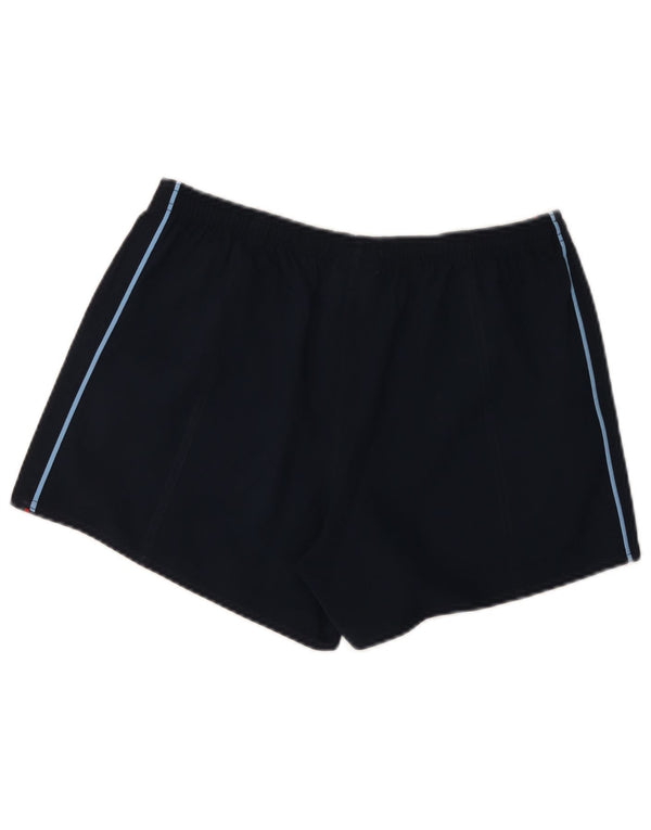 Reebok Sportsshorts til kvinder UK 12 Medium Navy Blue Polyester