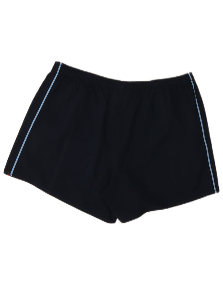 Reebok Sportsshorts til kvinder UK 12 Medium Navy Blue Polyester