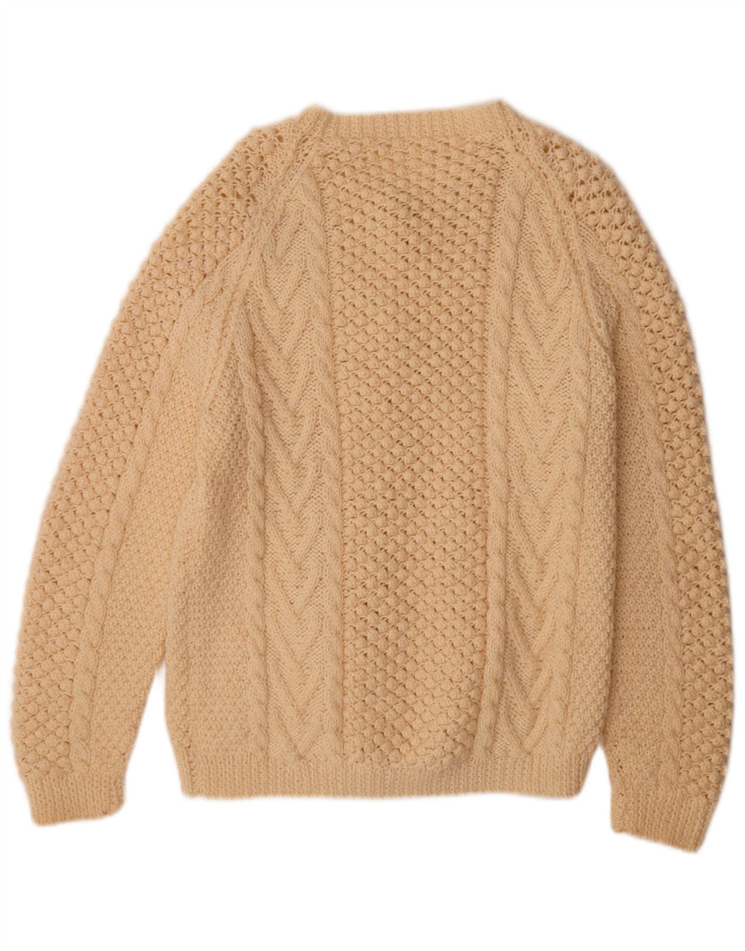 Vintage dame cardigan sweater UK 16 Large Beige
