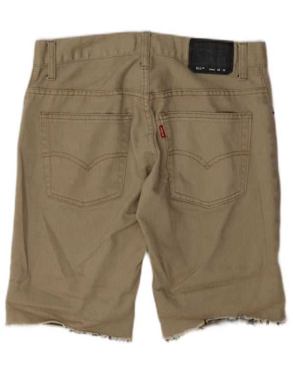 Levi's Boys 511 denimshorts 15-16 år W28 Khaki Cotton