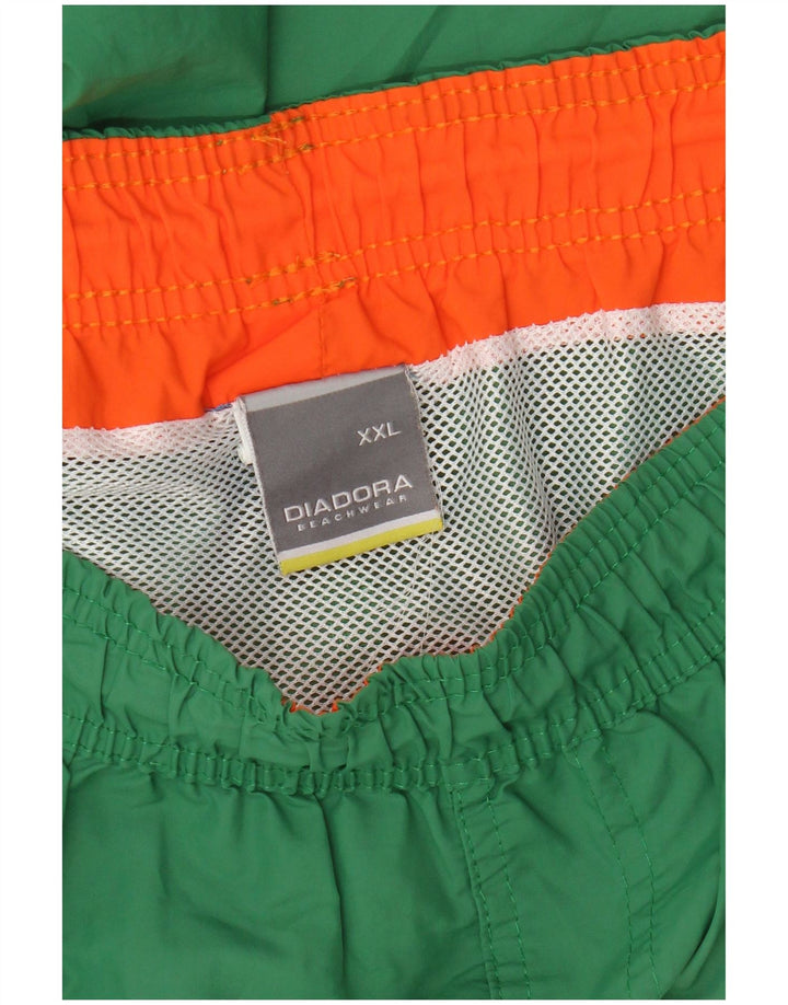 Diadora Badeshorts til mænd 2XL Grøn polyester