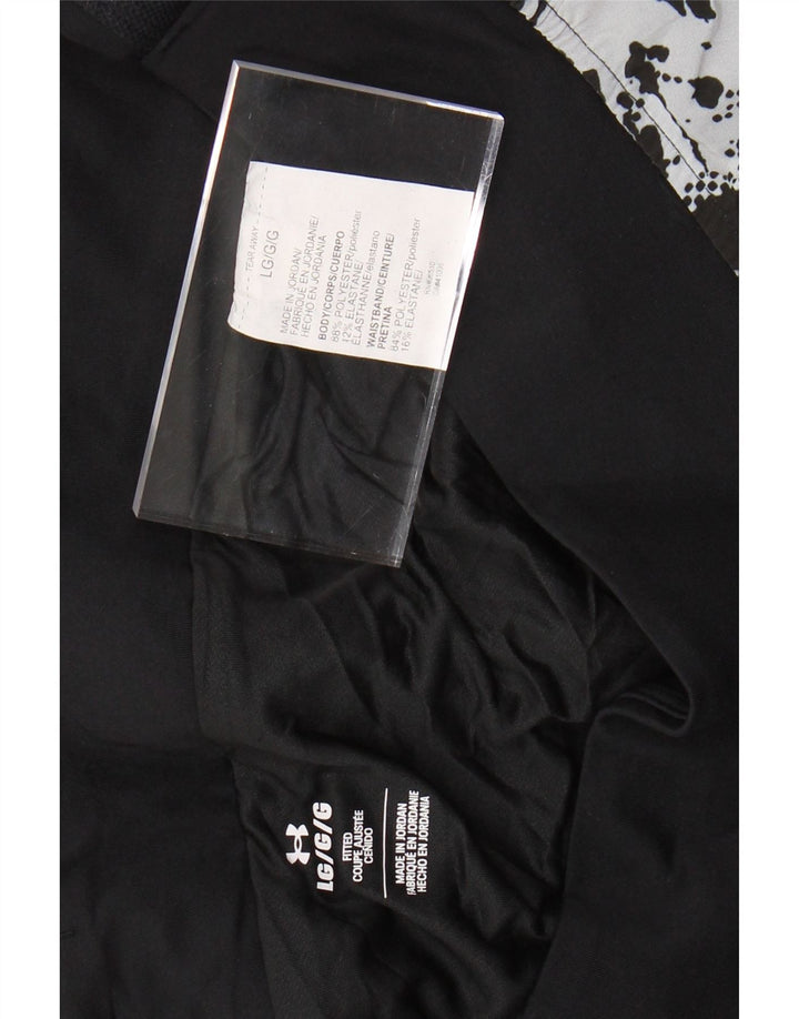 UNDER ARMOUR Sportsshorts med abstrakt mønster til kvinder DK 14 Large Grå