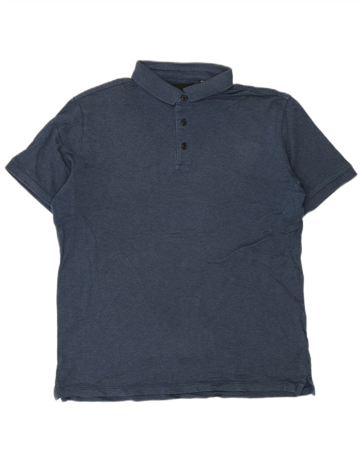Superdry herre poloshirt Medium marineblå bomuld