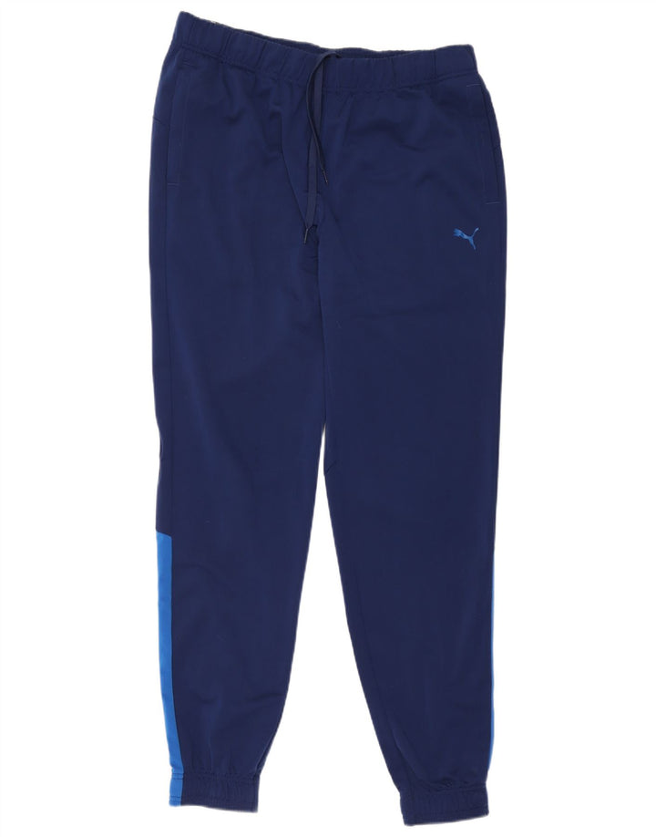 Puma Herre træningsdragt Bukser Joggers XL Blå Colourblock Polyester