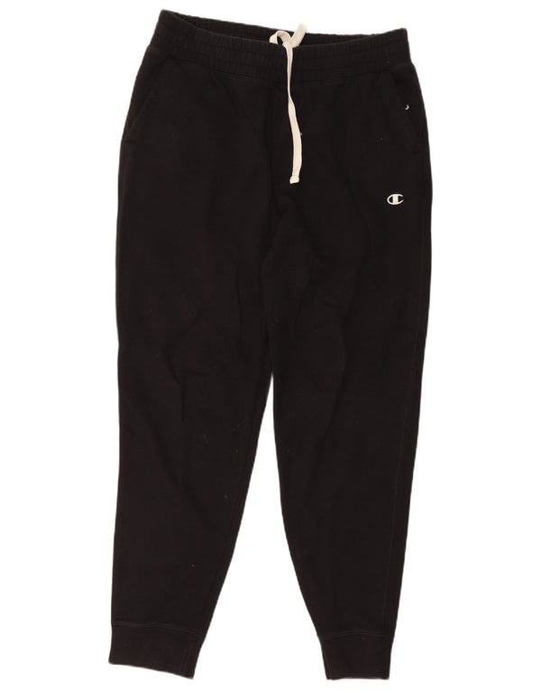 Champion Womens træningsdragt Bukser Joggers UK 14 Large Black Bomuld