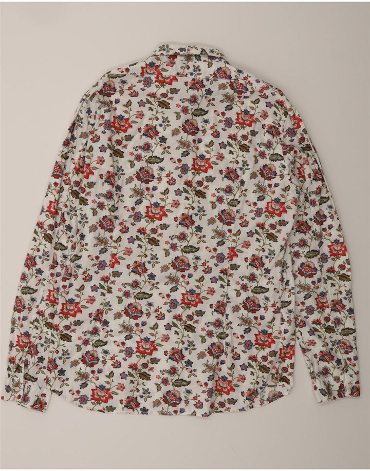 REPLAY Herreskjorte XL Flerfarvet Blomsterbomuld