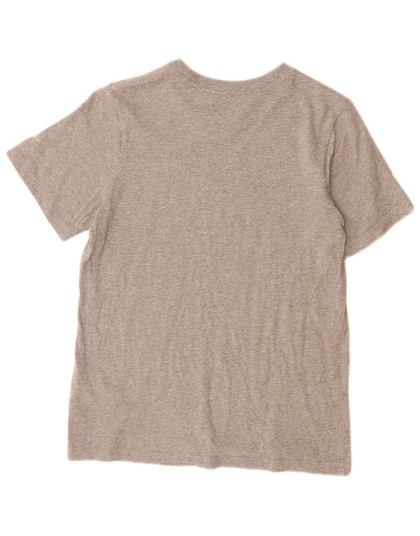 Nike drenge grafisk t-shirt top 10-11 år mellemgrå bomuld