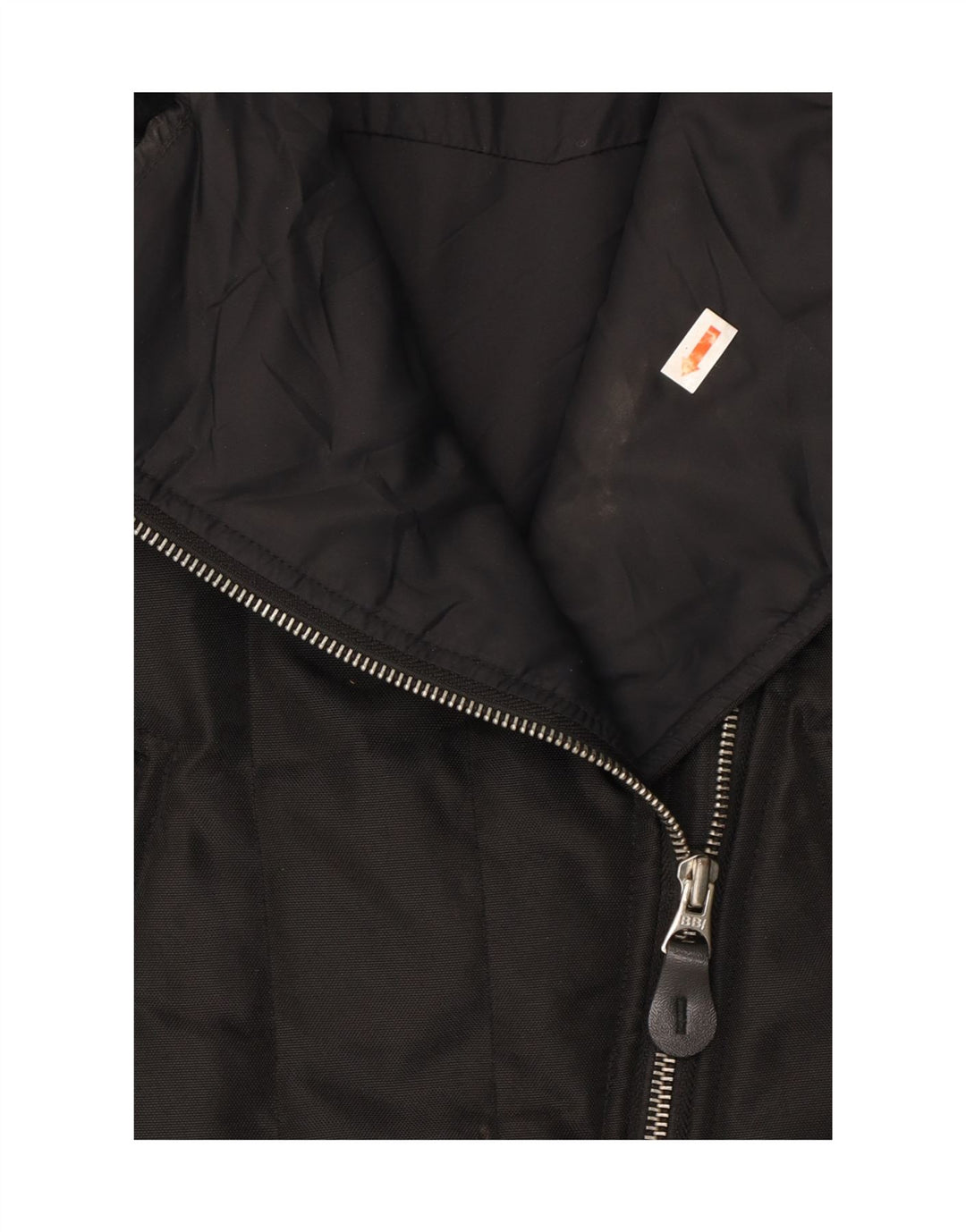 BOMB BOOGIE Womens Biker Jacket UK 16 Large Black Nylon Vintage Bomb Boogie and Second-Hand Bomb Boogie from Messina Hembry 