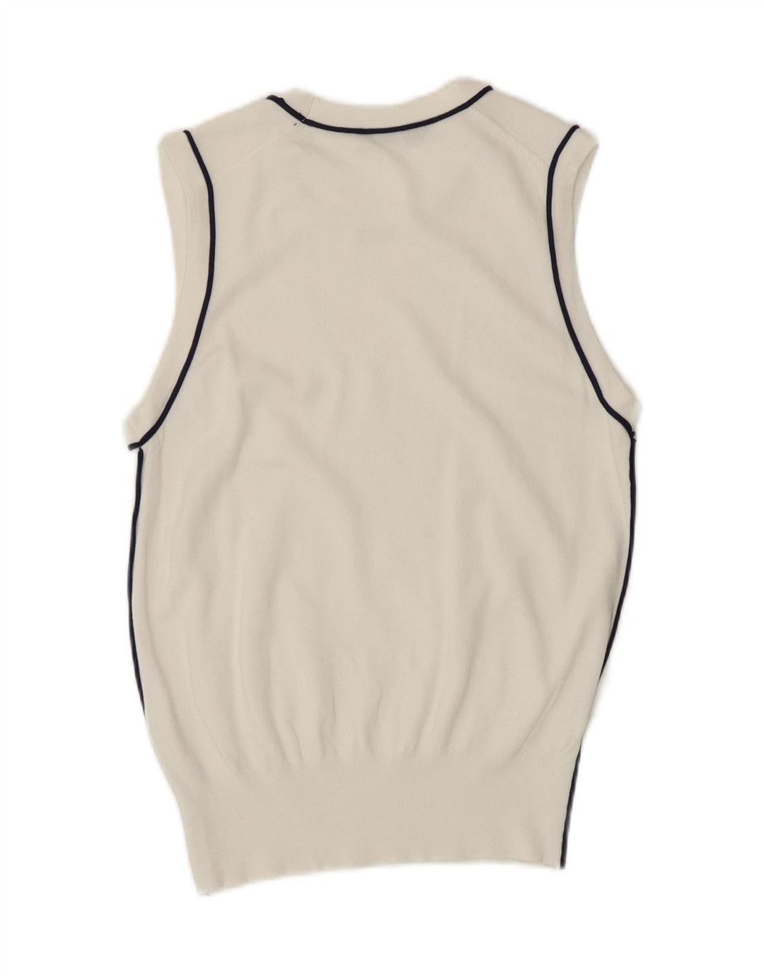 ZARA Womens Vest Tank Top UK 14 Medium White Vintage Zara and Second-Hand Zara from Messina Hembry 