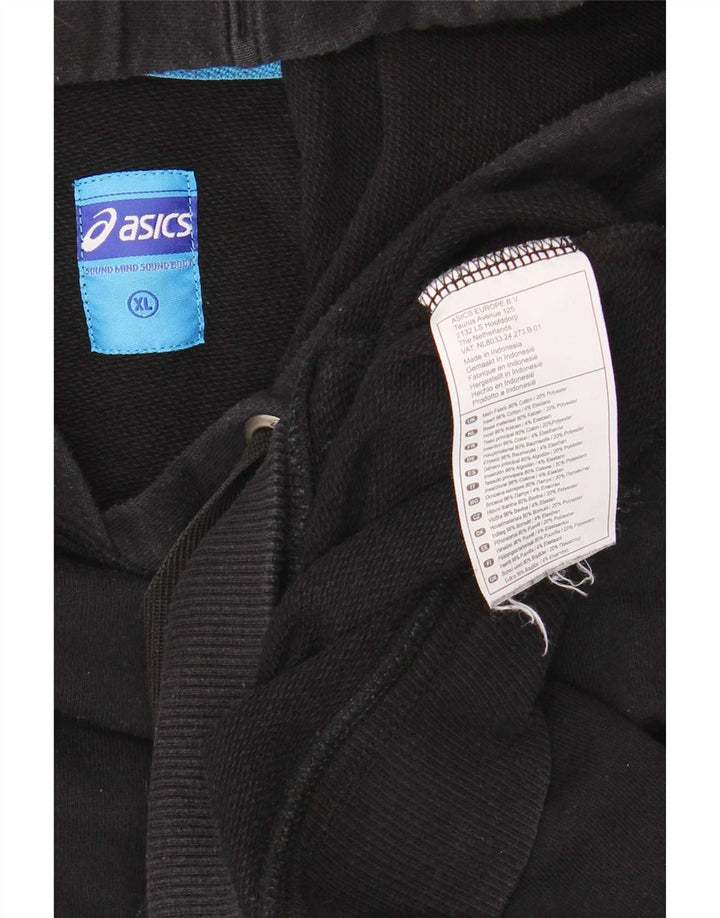 Asics Hættetrøje til mænd XL Sort bomuld