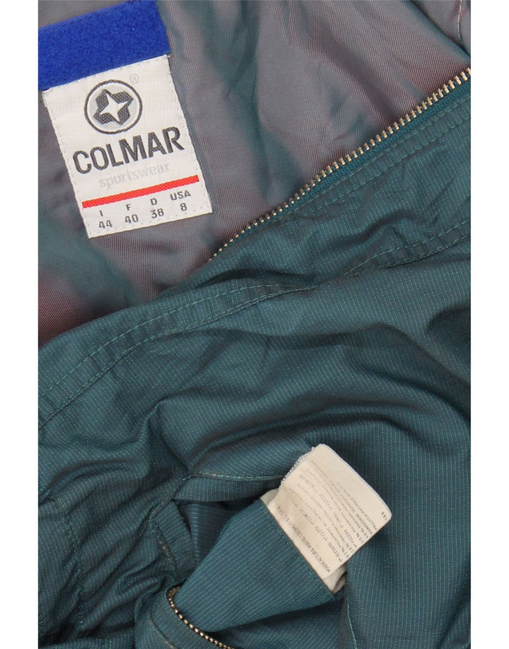 COLMAR Dame Oversized Windbreaker Jacket IT 44 Medium Green Nylon