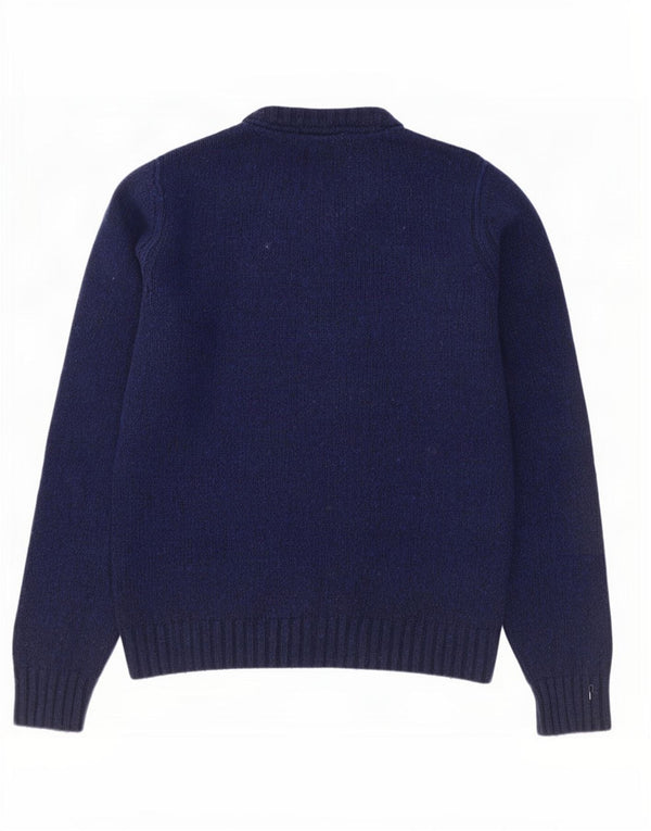 Fat Face Herre Boat Neck Jumper Sweater Medium Navy Blue Bomuld