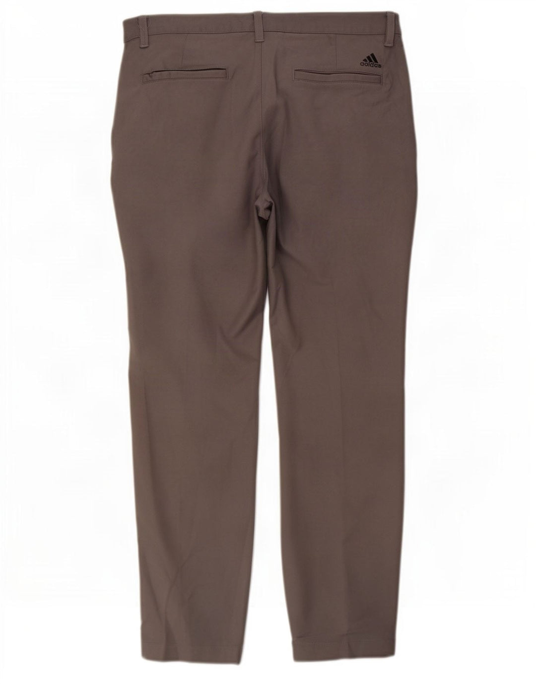 Adidas Straight Chino-bukser til mænd W32 L30 Grå polyester