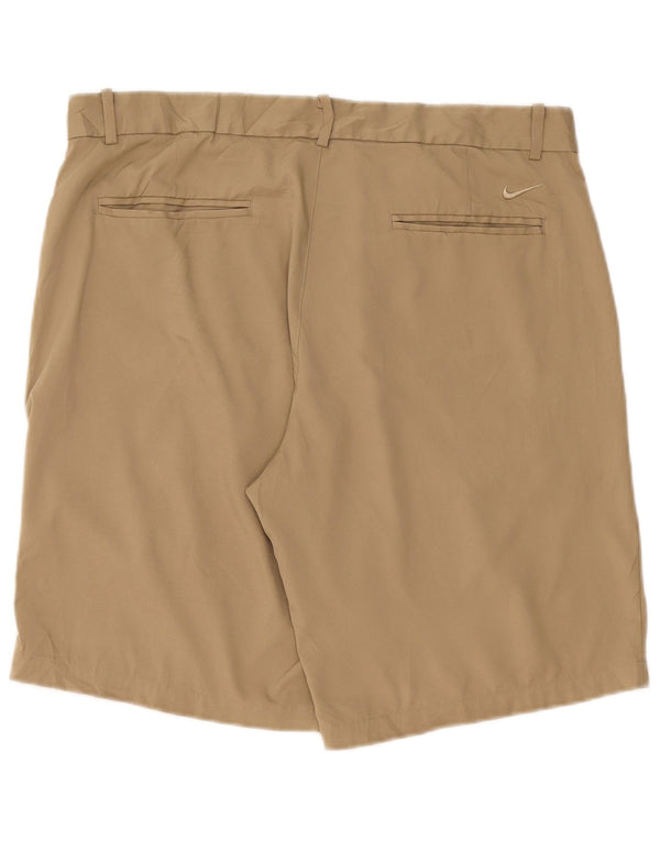 Nike Herre Dri Fit Chino Shorts W36 Large Beige Polyester