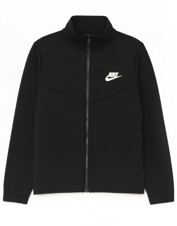 Nike drenge grafisk træningsdragt topjakke 10-11 år medium sort polyester