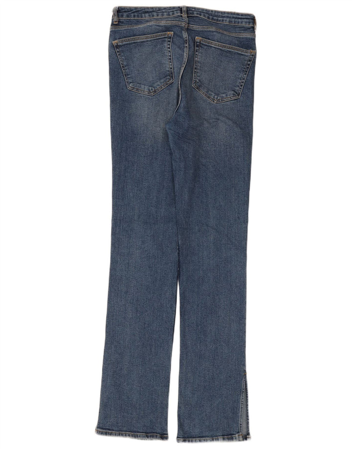 Zara Dame Bootcut Jeans EU 40 Medium W30 L34 Blå Bomuld