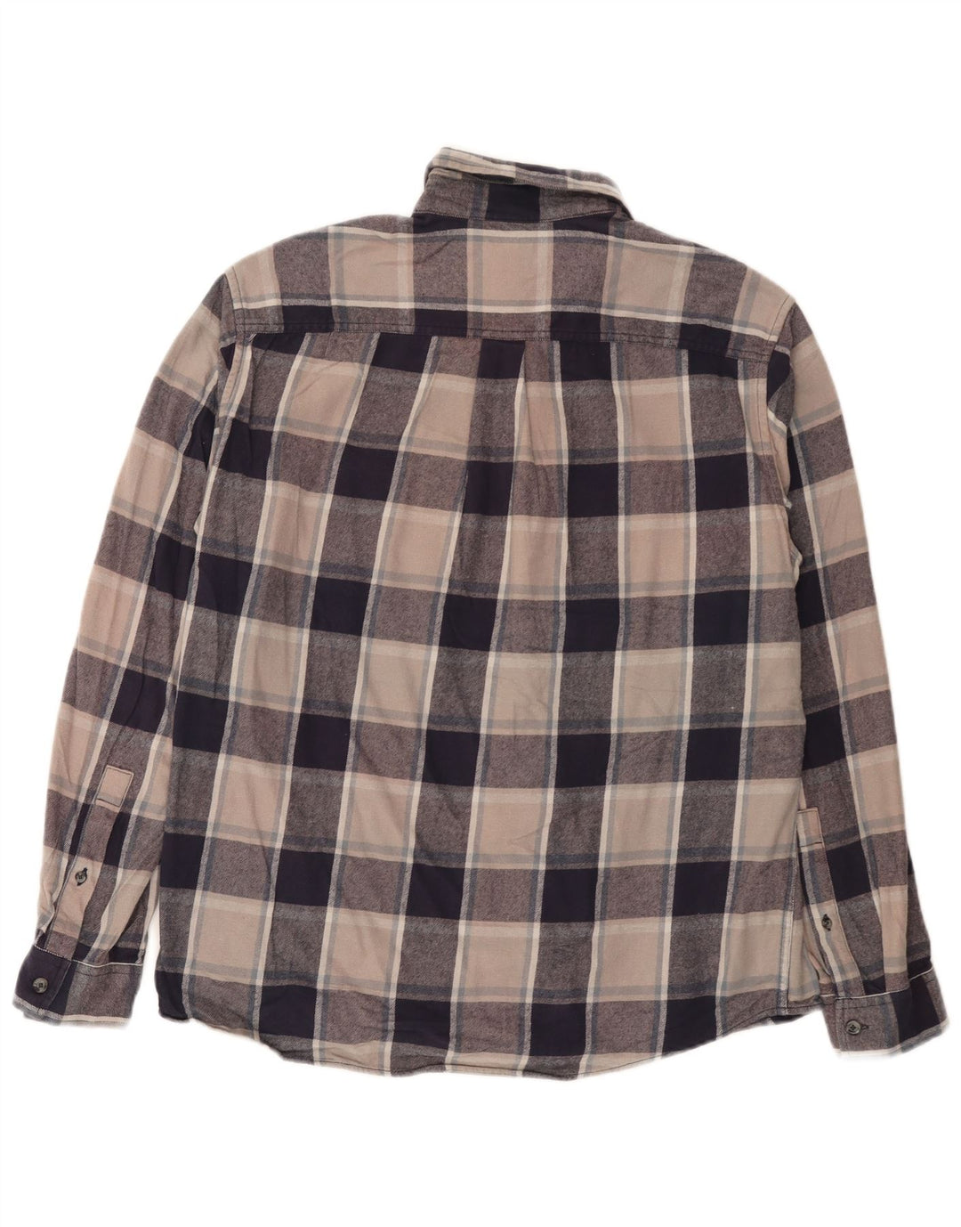 Eddie Bauer Herre flannelskjorte Stor flerfarvet ternet bomuld