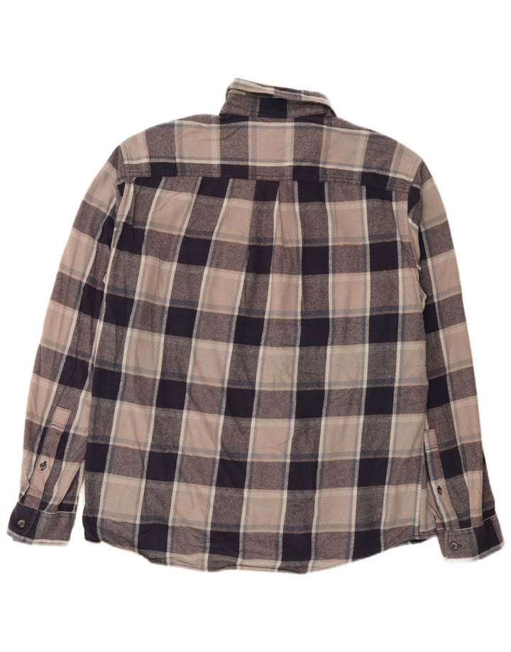 Eddie Bauer Herre flannelskjorte Stor flerfarvet ternet bomuld