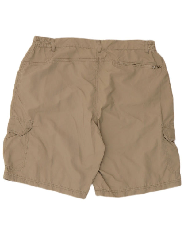 Camargue Herre Cargo Shorts XL W36 Khaki Polyamid