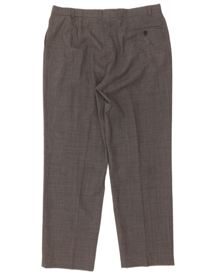 Marks & Spencer Herre St. Michael Suit Bukser W36 L31 Grå Houndstooth