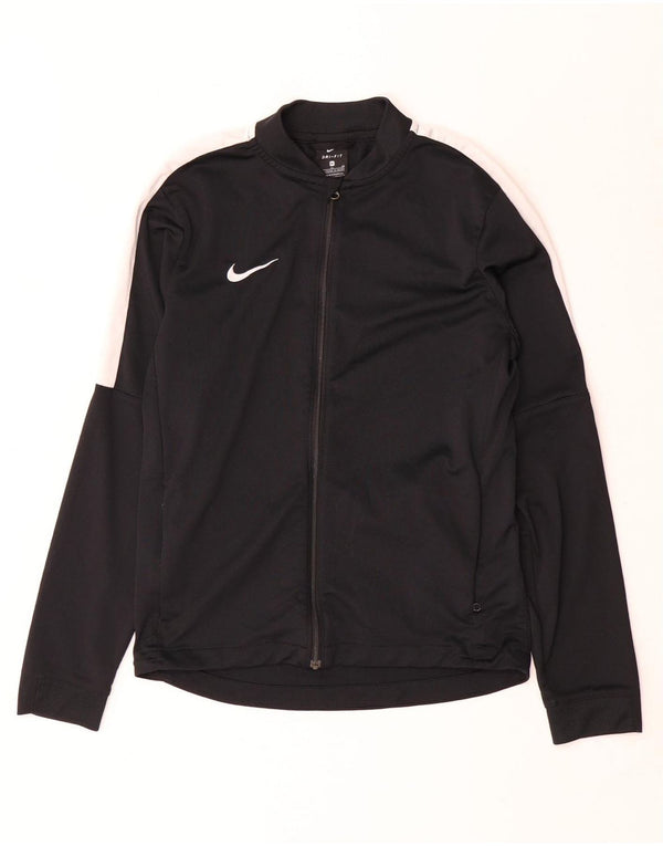 Nike drenge Dri Fit træningsdragt topjakke 13-14 år XL sort farveblok