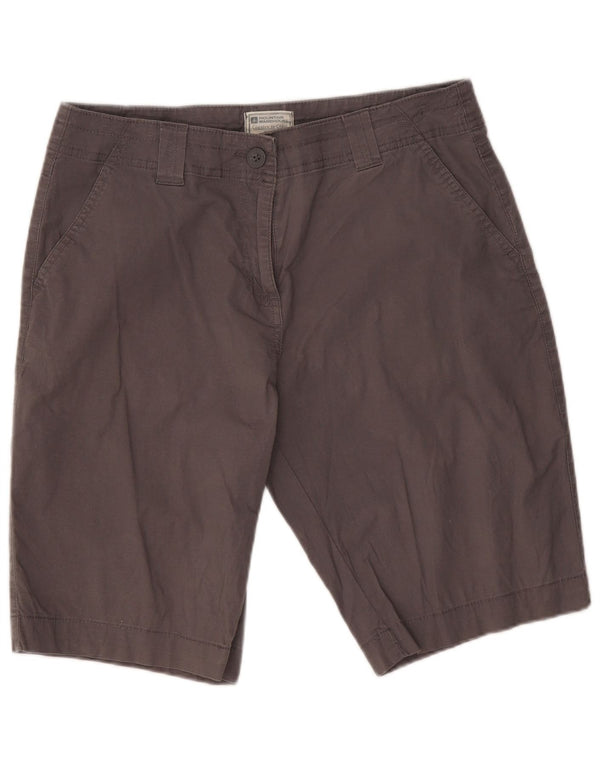 Mountain Warehouse Dame Chino Shorts UK 10 Small W28 Grå Bomuld