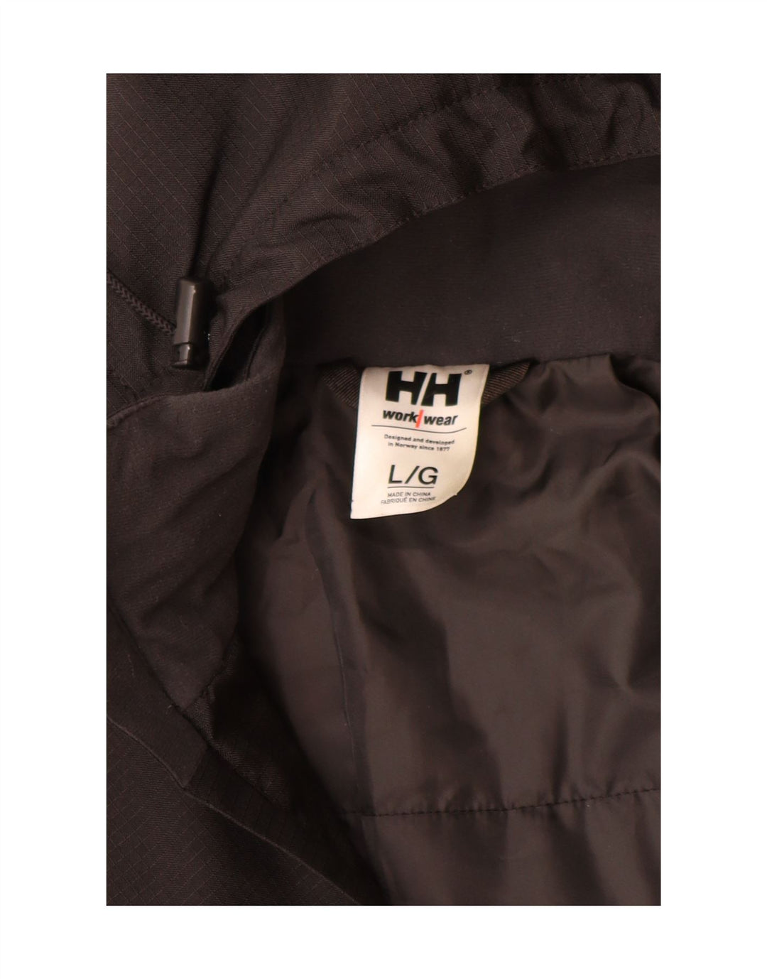 Helly Hansen Herre Graphic Windbreaker Jacket UK 40 Large Brown Colourblock