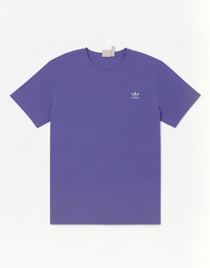 Adidas Herre T-Shirt Top 2XL Lilla Bomuld