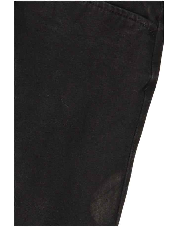 Eddie Bauer Dame Bootcut Casual Bukser US 8 Medium W30 L30 Sort Bomuld