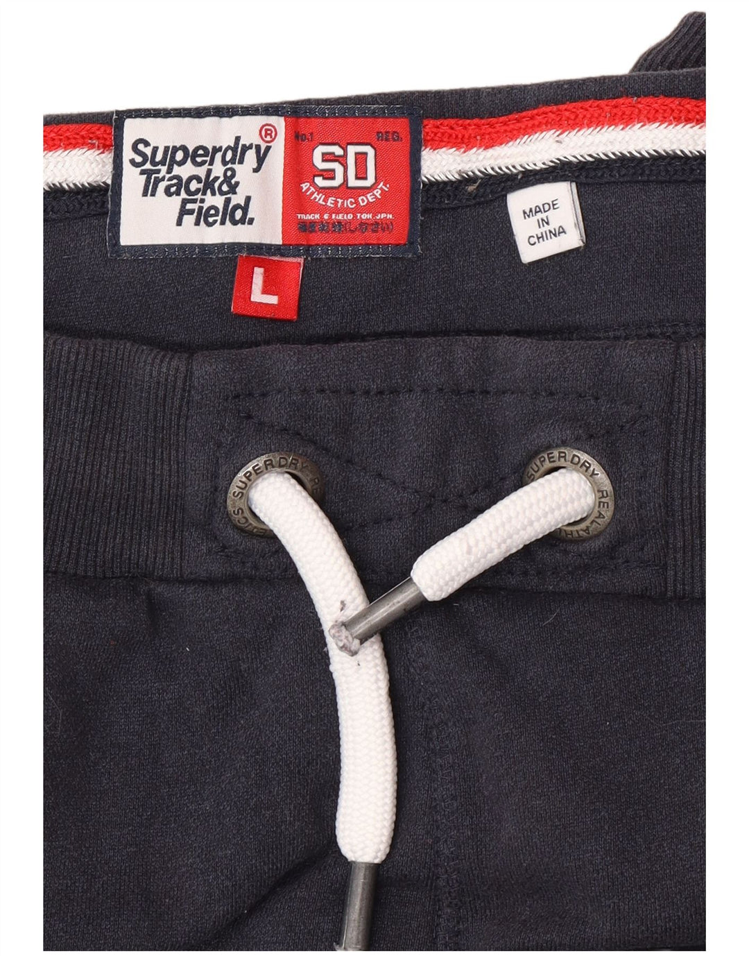 SUPERDRY Herre grafisk træningsdragt Bukser Joggers Large Navy Blue