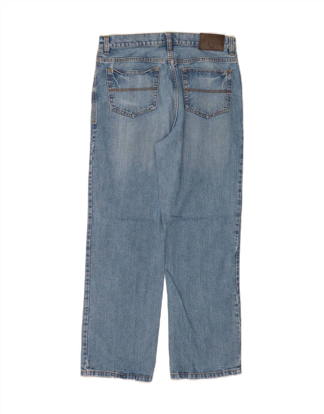 IZOD Mens Classic Fit Straight Jeans W34 L32 Blue Cotton Vintage Izod and Second-Hand Izod from Messina Hembry 