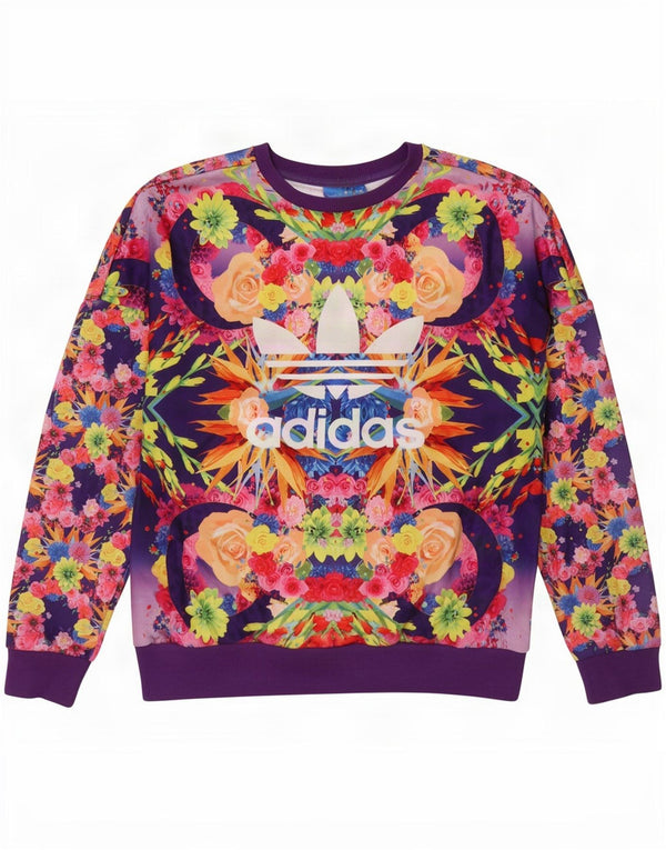 Adidas Girls Graphic Sweatshirt Jumper 13-14 år Flerfarvet blomster