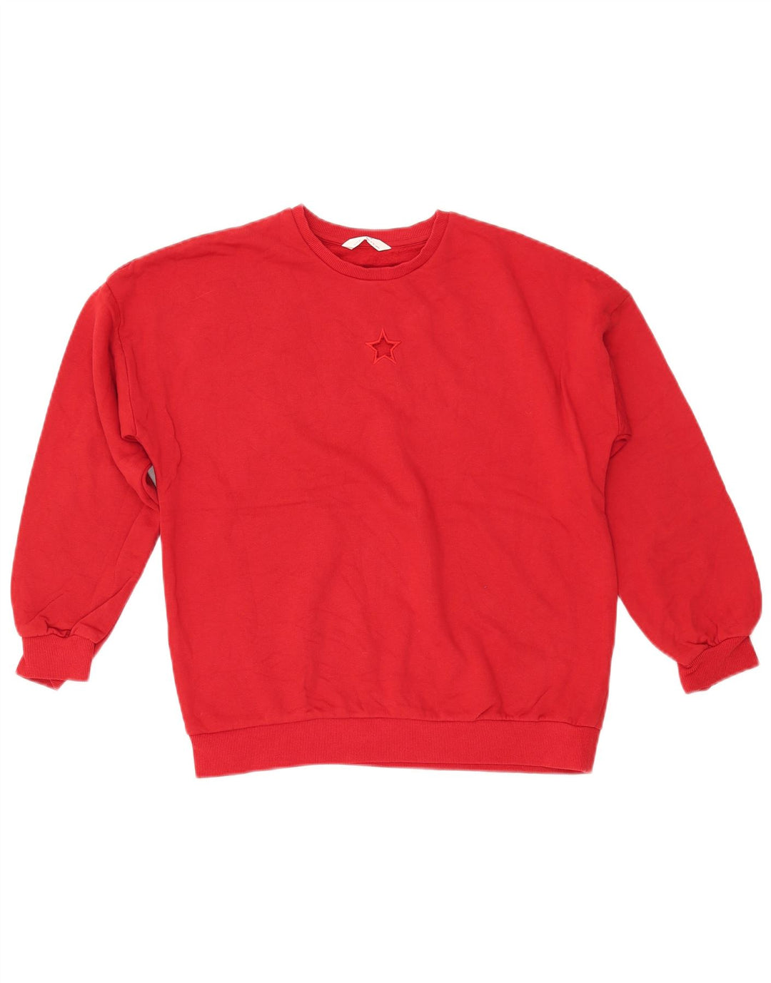 MARKS & SPENCER Pige Sweatshirt Jumper 12-13 År Rød Bomuld