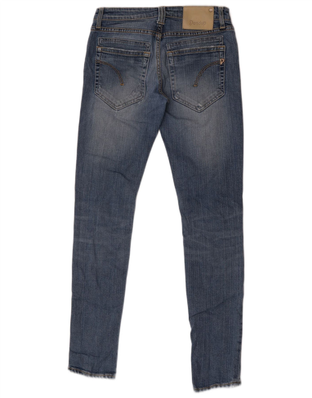 Dondup Dame Skinny Jeans W28 L31 Blå Bomuld