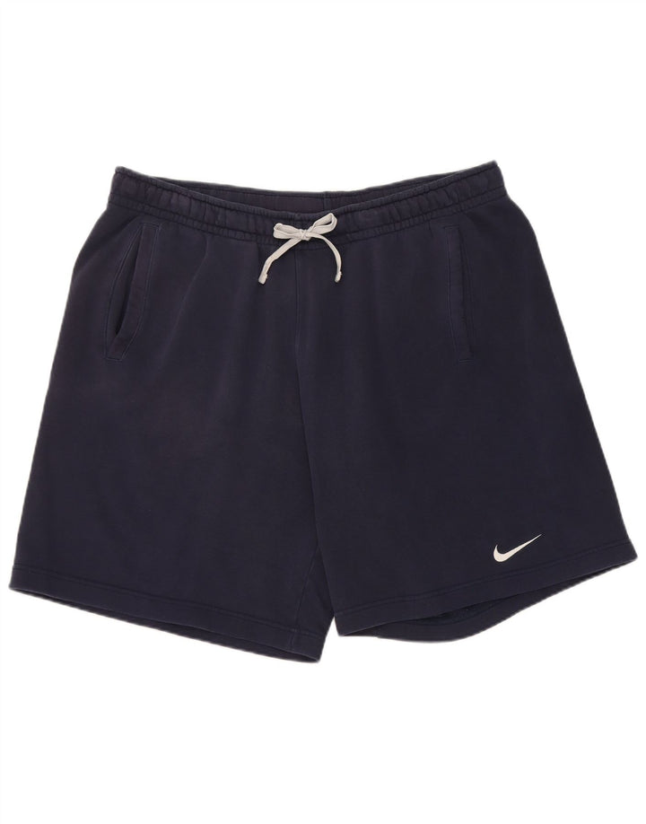 Nike herre sportsshorts XL marineblå bomuld