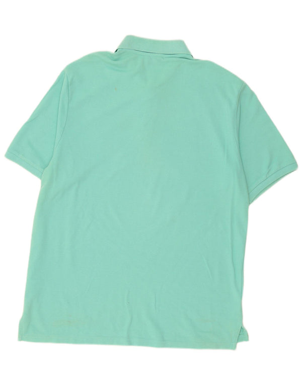 Yves Saint Laurent herre poloskjorte 2XL turkis bomuld
