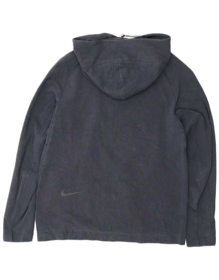 NIKE hættetrøje med lynlås til mænd mellem marineblå