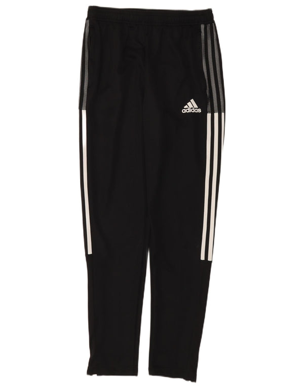 Adidas Boys Aeroready Tracksuit Bukser 13-14 år Sort Polyester