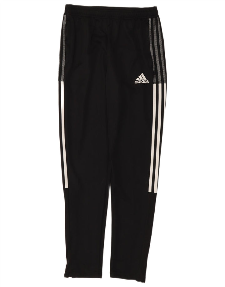 Adidas Boys Aeroready Tracksuit Bukser 13-14 år Sort Polyester