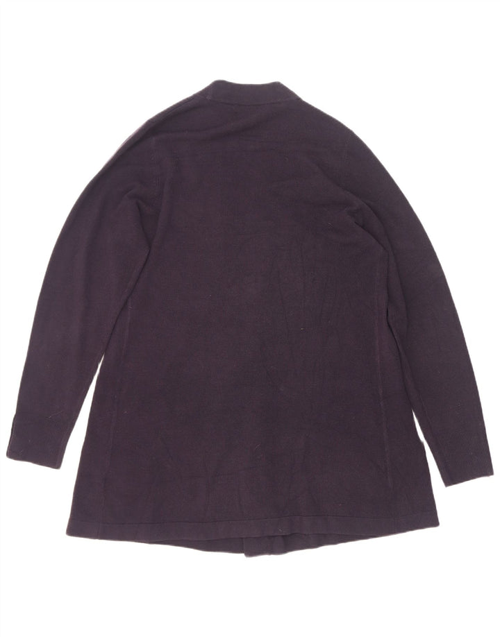 Marks & Spencer Dame Longline Cardigan Sweater UK 12 Medium Navy Blue